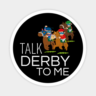 Derby day 2024 Funny Vintage Racing Horse lover Derby Magnet